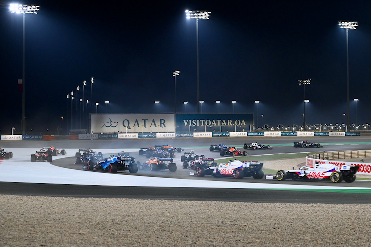 Die Formel 1 fährt 2023 wieder in Katar