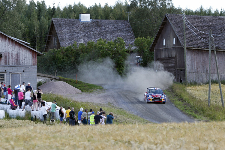 Sébastien Loeb blieb in Finnland vorne
