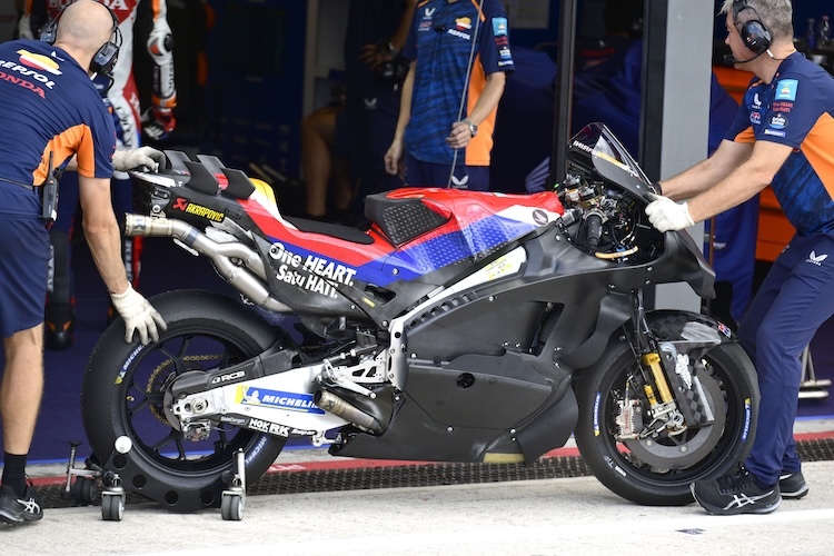 HRC beim Misano-Test