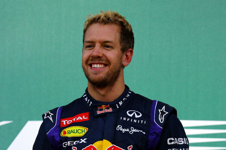 Sebastian Vettel hat Grund zum Strahlen