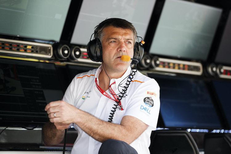 Paul James, der Team-Manager von McLaren