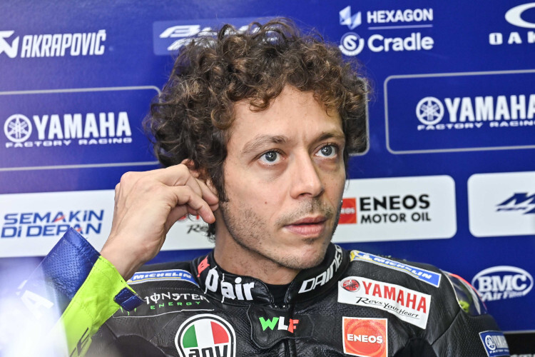 Valentino Rossi blickt nach vorne