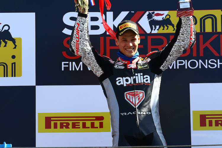 Lorenzo Savadori führt nach zwei Siegen die Gesamtwertung im Superstock-1000-Cup an