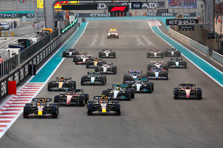 Das Formel-1-Feld in Abu Dhabi 2022