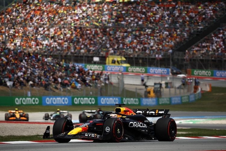 Max Verstappen sicherte sich in Spanien seinen 61. GP-Sieg