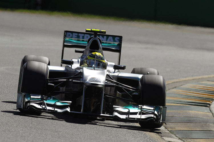 Nico Rosberg vor seinem Ausfall