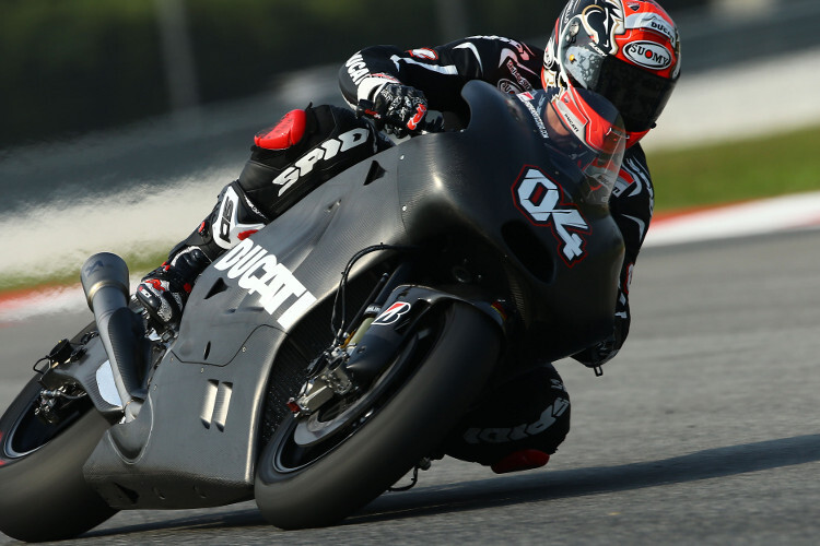 2014: Dovizioso beim ersten Sepang-Test noch auf der Factory-Ducati