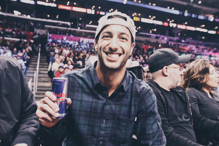 Daniel Ricciardo besuchte in Los Angeles auch ein Spiel der LA Clippers