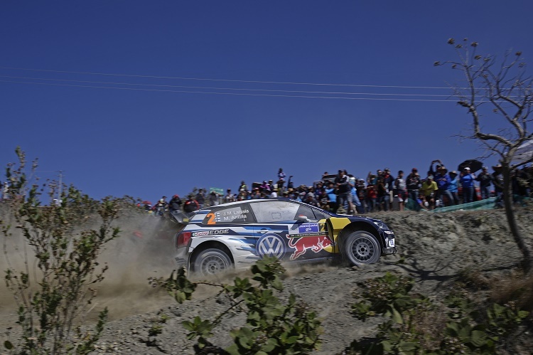 Jari-Matti Latvala bei seiner eigenen Rallye Mexiko