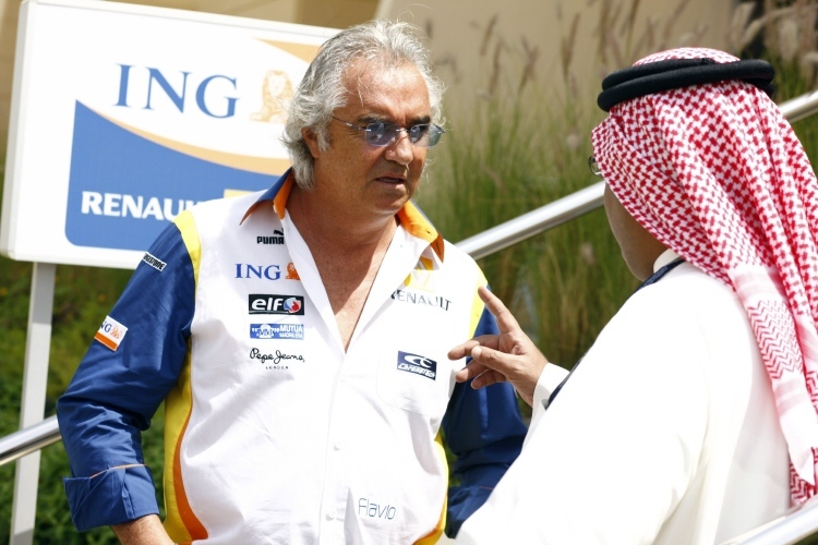 Flavio Briatore beim Bahrain-GP.
