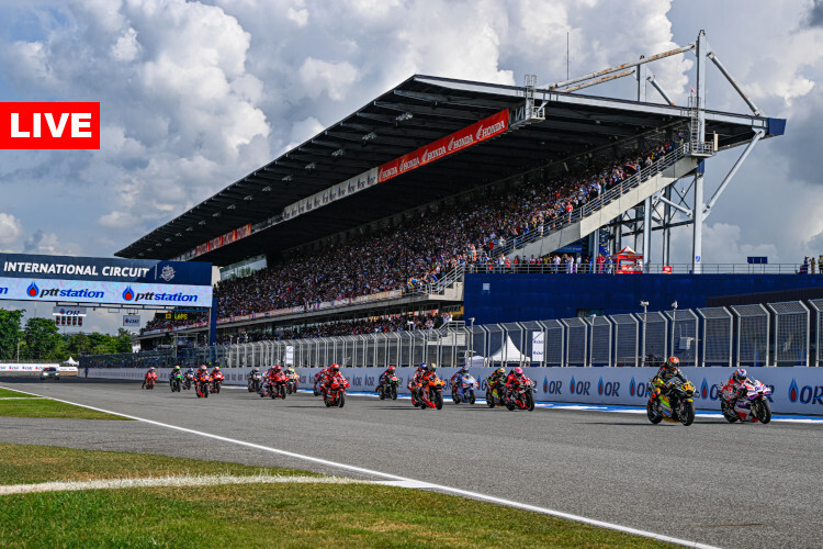 Die MotoGP-Asse starten auf dem Chang International Circuit um 15 Uhr Ortszeit