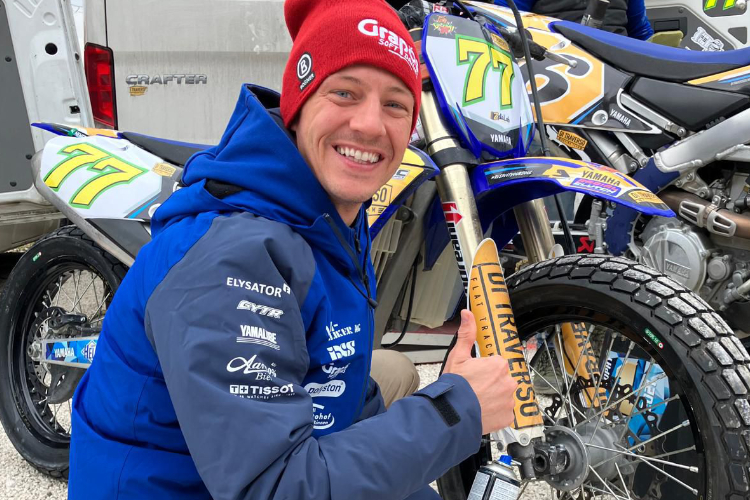 Domi Aegerter  mit seiner Yamaha 450