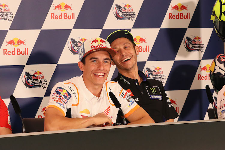Marc Márquez und Valentino Rossi sind sich einig: Die neue Moto2 ist eine gute Vorbereitung für die MotoGP