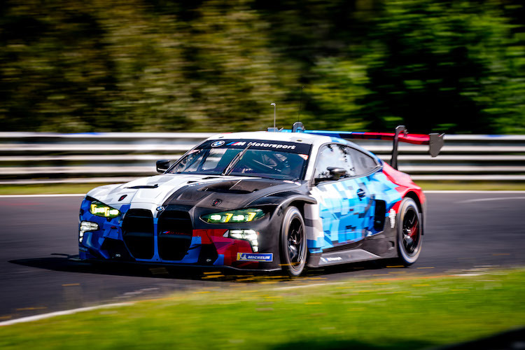 Der neue BMW M4 GT3 EVO auf der Nordschleife