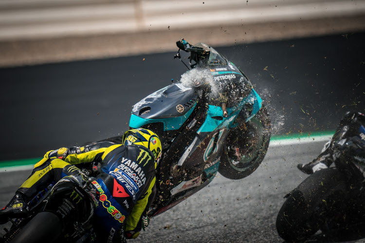 Der Horror-Crash vom Österreich-GP war einer der Schreckmomente der MotoGP-Saison 2020