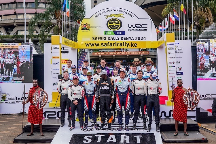 Die WRC-Teams für die Rallye Safari Kenia