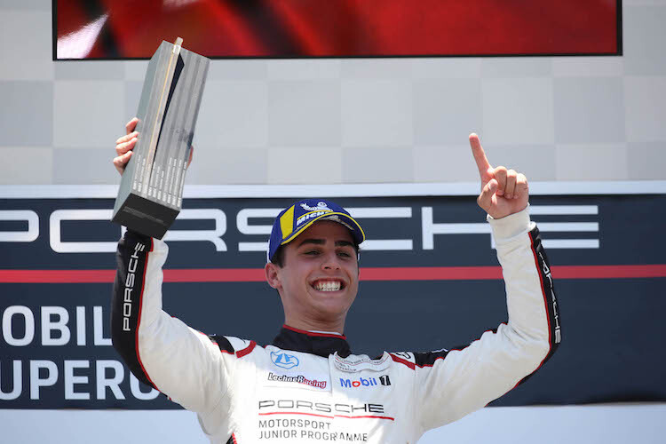 Thomas Preining durfte im Porsche Supercup einen Heimsieg feiern