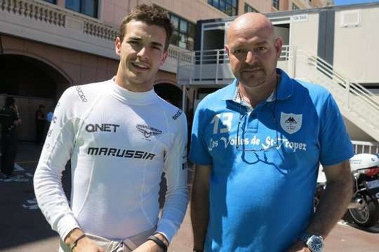 Jules mit seinem Vater Philippe Bianchi
