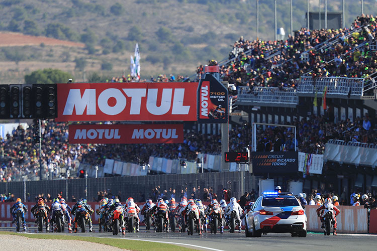 Moto2-Start in Valencia: Die Startaufstellung wird jetzt in zwei Qualis ermittelt