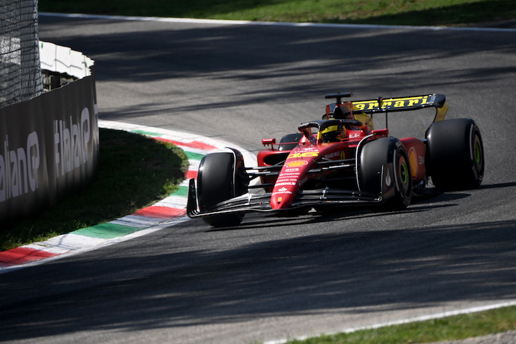 Charles Leclerc im Ferrari