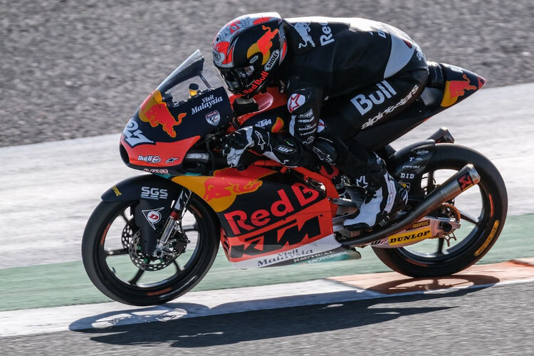 Kaito Toba war mit seinem KTM-Debüt in Valencia zufrieden
