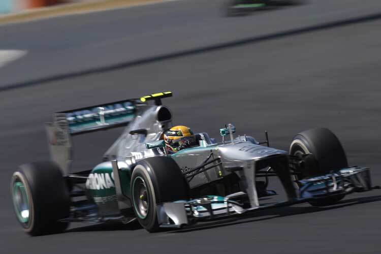 Lewis Hamilton scheint die Reifenprobleme überwunden zu haben