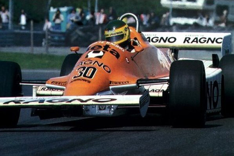 Villeneuve 1981 im Arrows: Der Driftwinkel kann sich sehen lassen