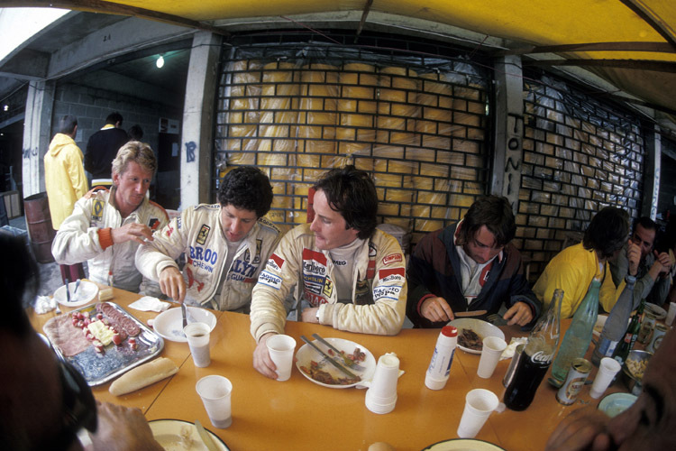 Mittag in der Formel 1 anno 1979: Jabouille, Scheckter, Villeneuve und Arnoux 