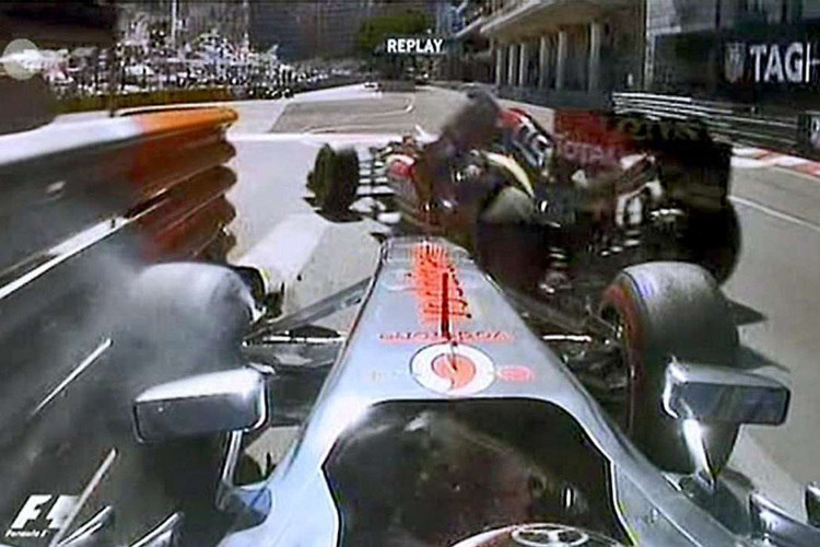 Pérez gegen Räikkönen in Monaco: das konnte nicht gut gehen