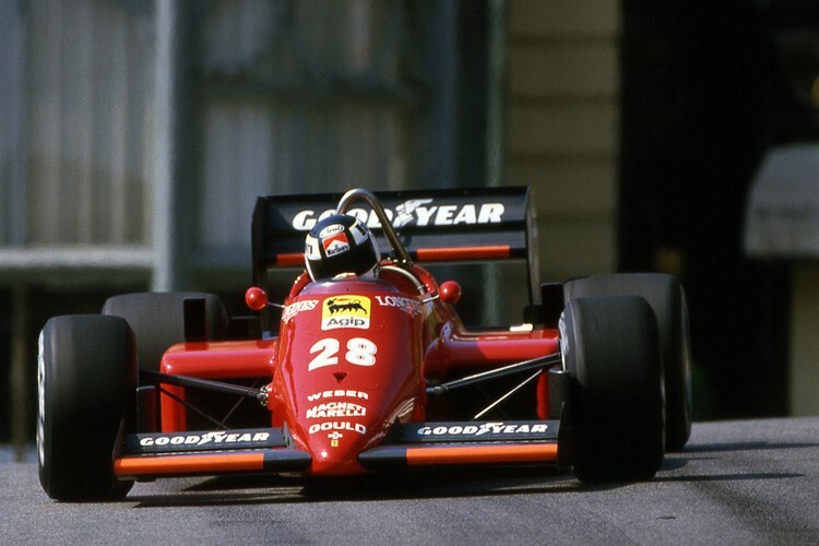 Stefan Johansson driftete 1985 und 1986 für Ferrari