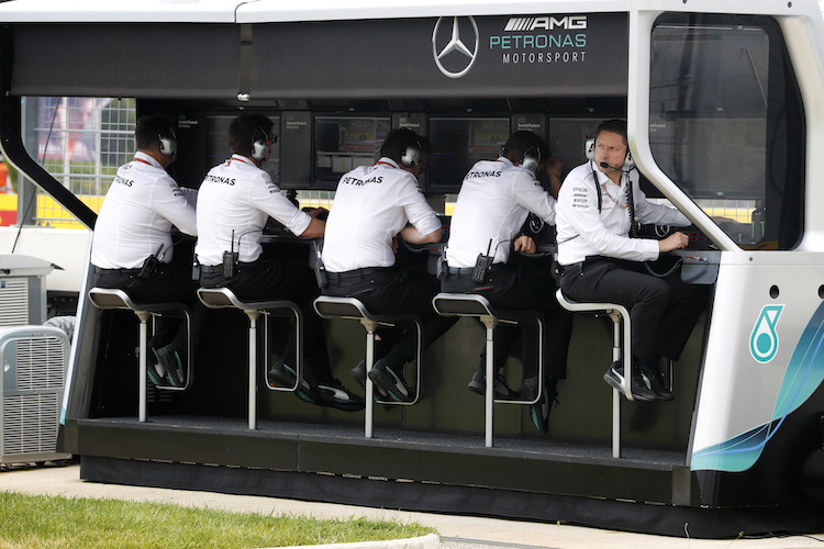 Die Mercedes-Teamführung erlebte ein nervenaufreibendes Qualifying