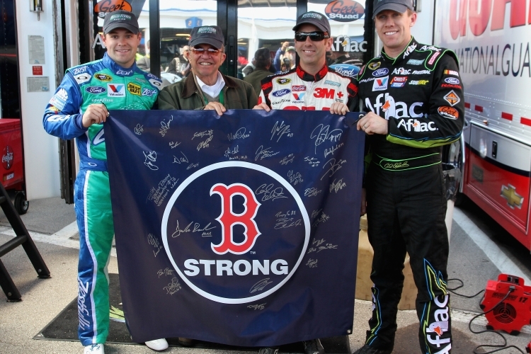 Aufmunternde Geste von Roush Fenway Racing nach Boston