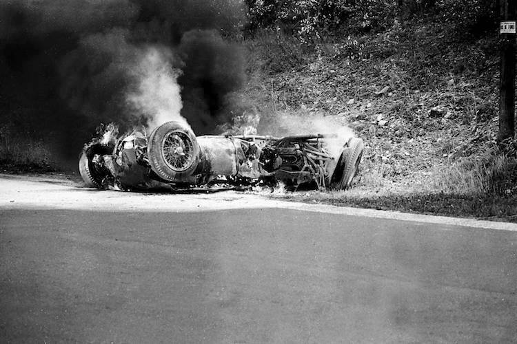 Übler Unfall in Francorchamps 1962