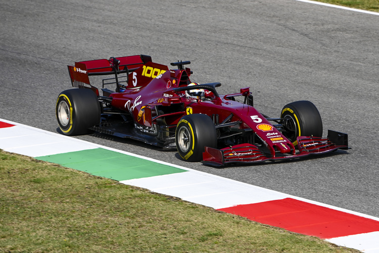 Sebastian Vettel in Mugello 2020