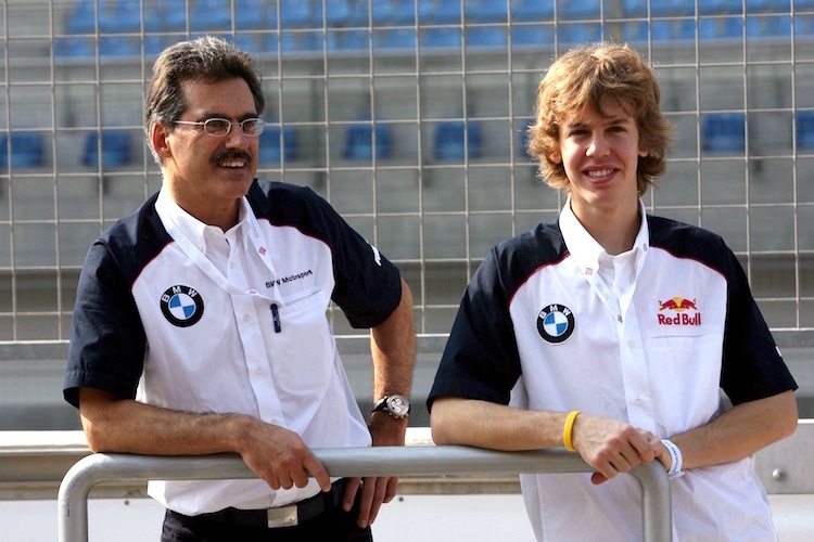 Dr. Mario Theissen und Sebastian Vettel 2005