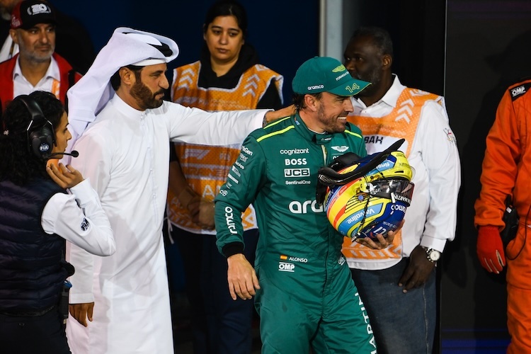 Mohammed Ben Sulayem und Fernando Alonso