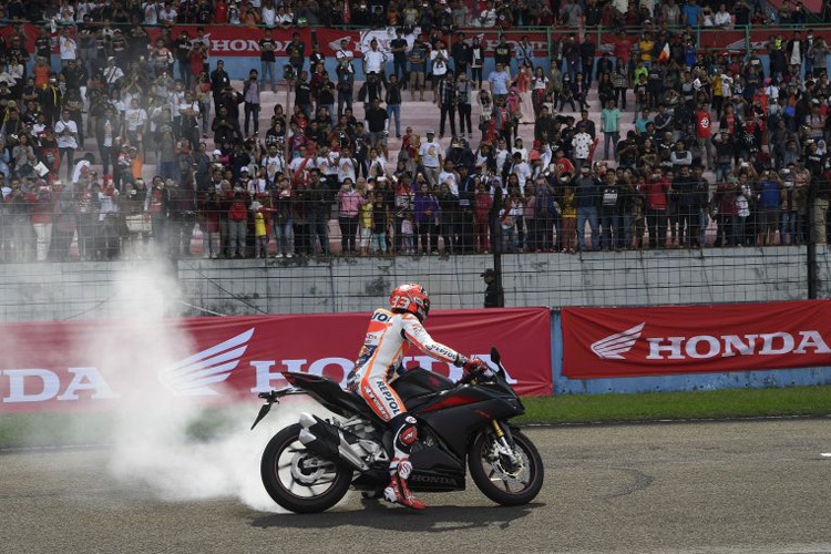 MotoGP-Star Marc Márquez: Stippvisite in Indonesien / MotoGP