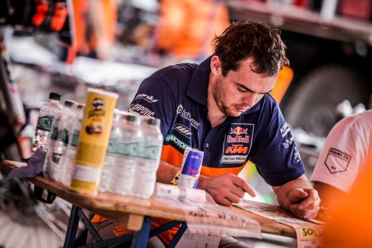 KTM-Pilot Matthias Walkner macht seine Hausaufgaben