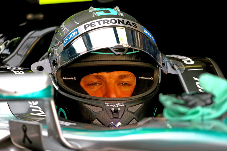 Nico Rosberg gesteht: «Es ist sehr heiss, die Temperaturen sind echt unglaublich»