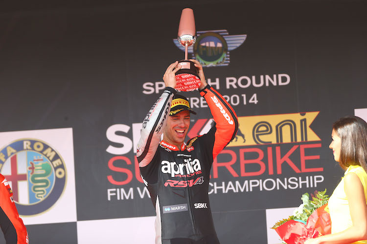 Marco Melandri dominierte den Rennsonntag in Jerez