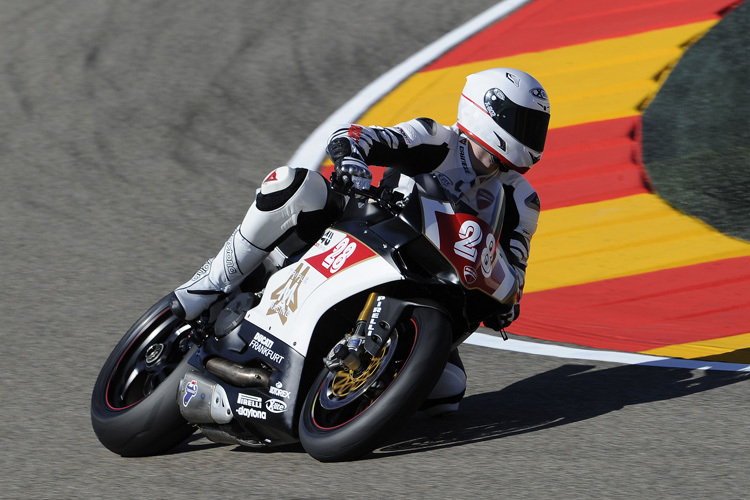 Marc Moser zeigte in Aragón hervorragenden Speed