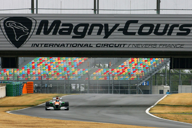 Die Formel 1 in Magny Cours, 2012 nur beim Testen