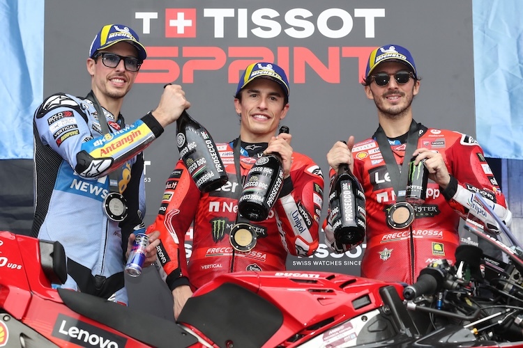 Top 3 du samedi : 2x Marquez, 1x Bagnaia