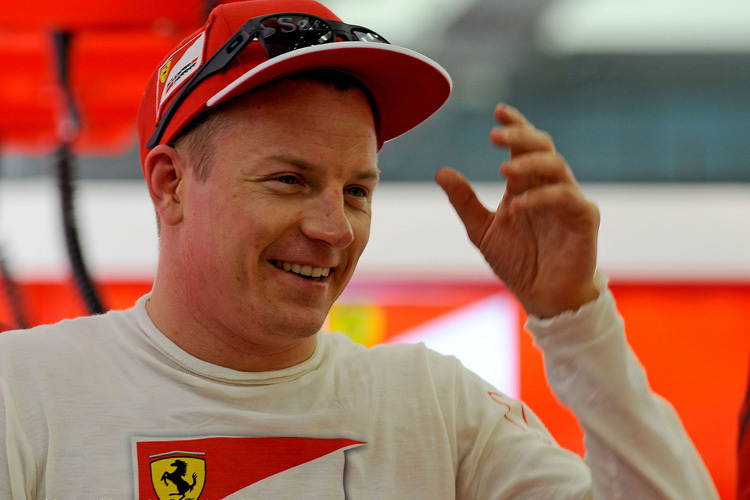 Kimi Räikkönen hat die Freude am Rennfahren noch nicht verloren