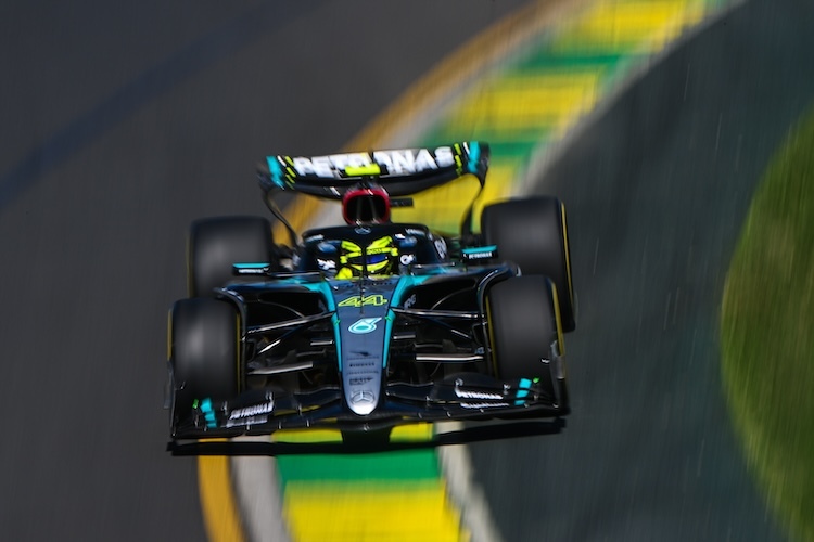 Lewis Hamilton in Australien vor seinem Ausfall