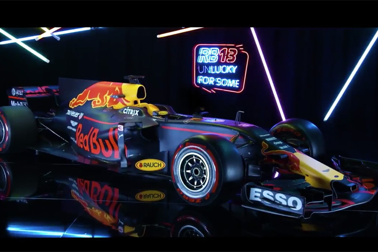Ein erstes Foto des Red Bull Racing RB13