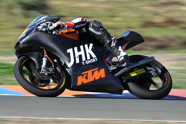 Maverick Viñales: Test auf KTM in Almeria