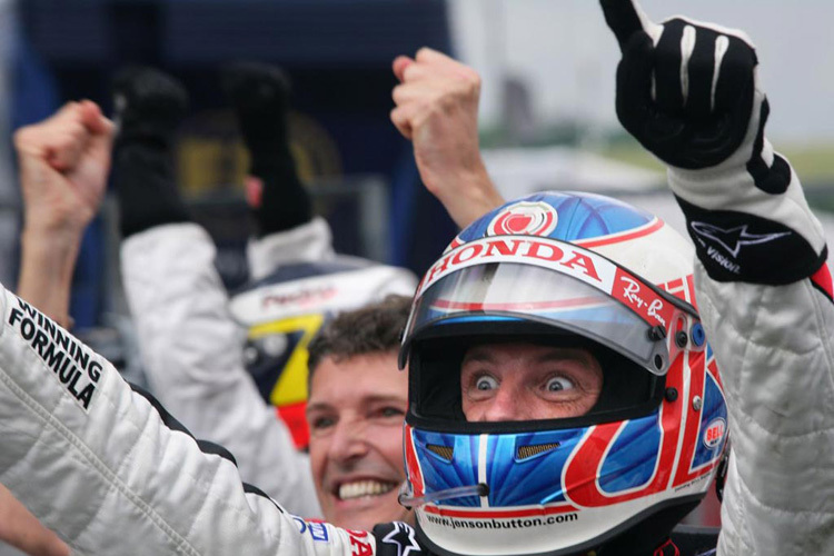 Jenson Button: Sieg mit Honda 2006 in Ungarn