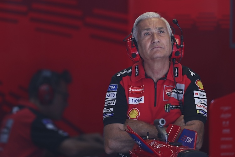 Davide Tardozzi, directeur de l'équipe Ducati-Lenovo