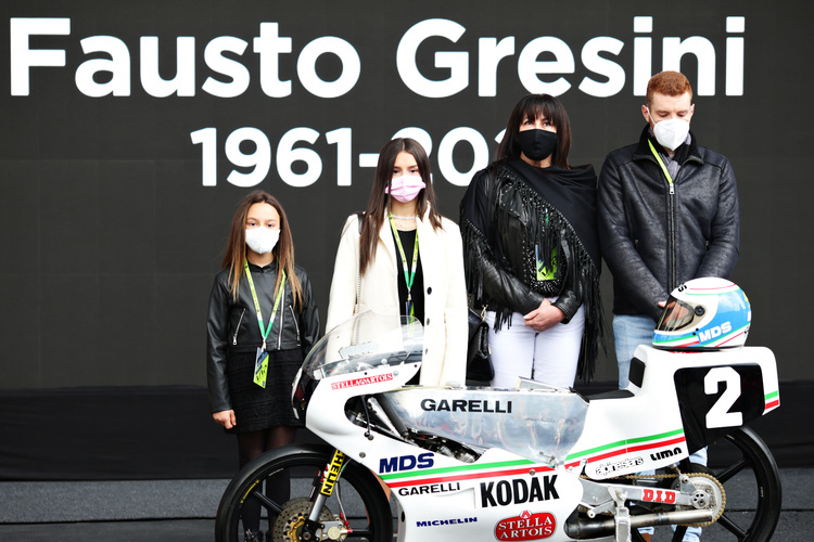 Die Gresini-Familie trauert in Imola